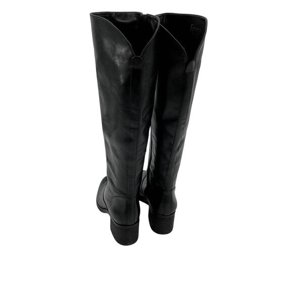 Franco Sarto Lauralei Black Leather Upper Tall Boots Size 7.5M NWOB - Picture 3 of 9
